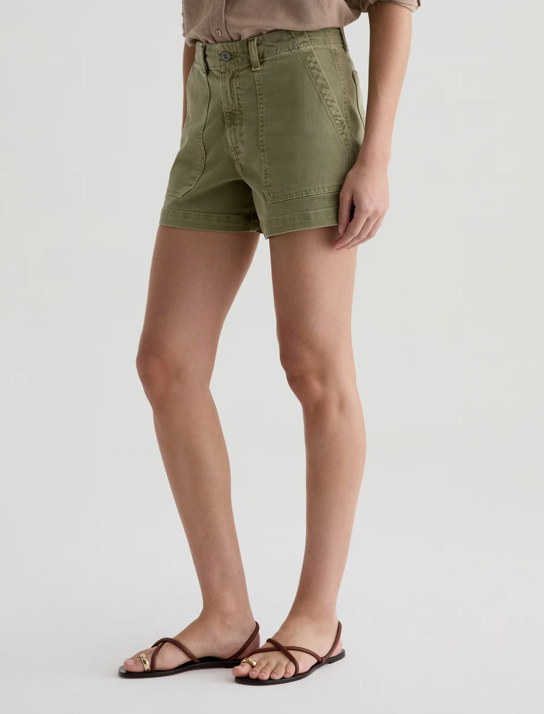 ANALEIGH SHORT (SURFUR BASIL) - A.G. DENIM