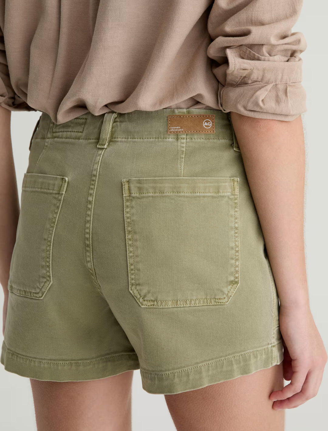 ANALEIGH SHORT (SURFUR BASIL) - A.G. DENIM