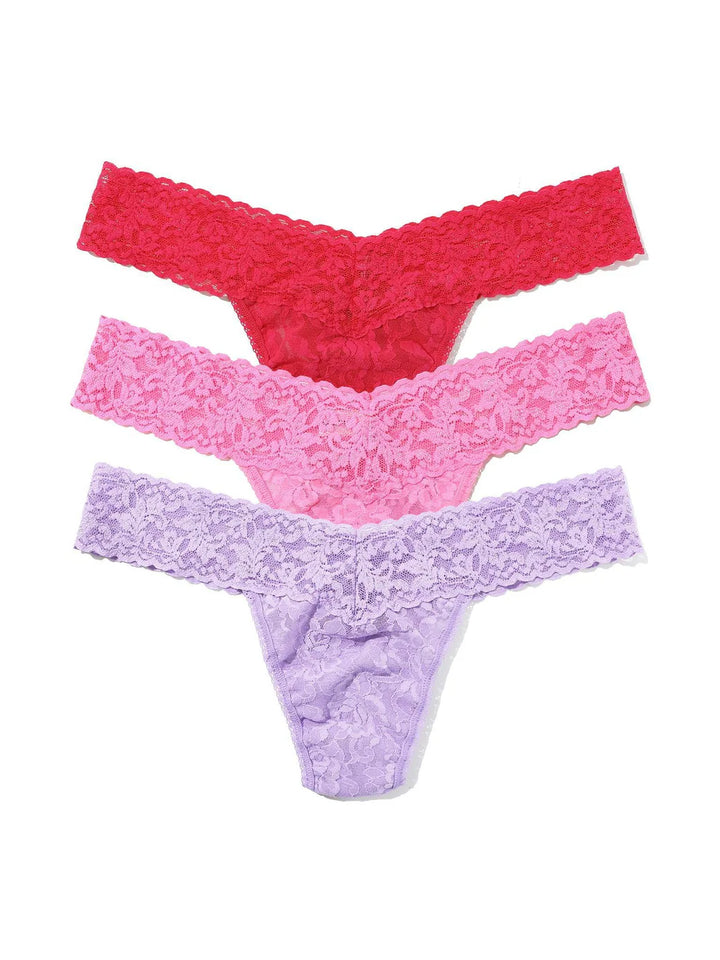 VDAY MATCHBOOK 3PCK ORIGINAL RISE THONG - HANKY PANKY