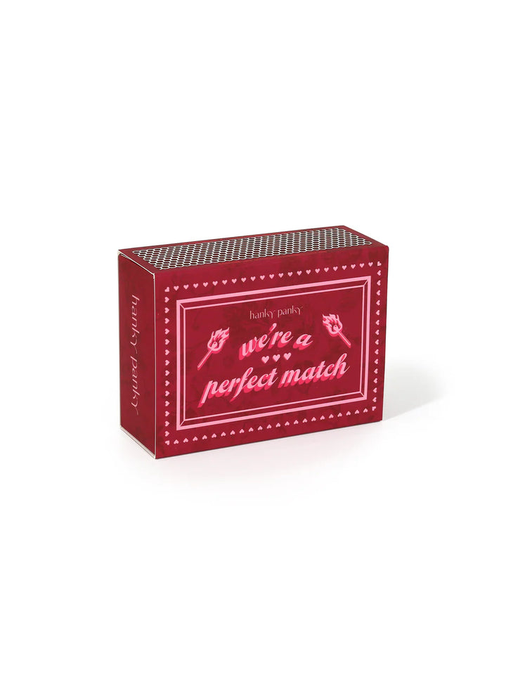VDAY MATCHBOOK 3PCK ORIGINAL RISE THONG - HANKY PANKY