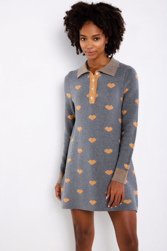 HEART'S CONTENT SWEATER DRESS - LISA TODD