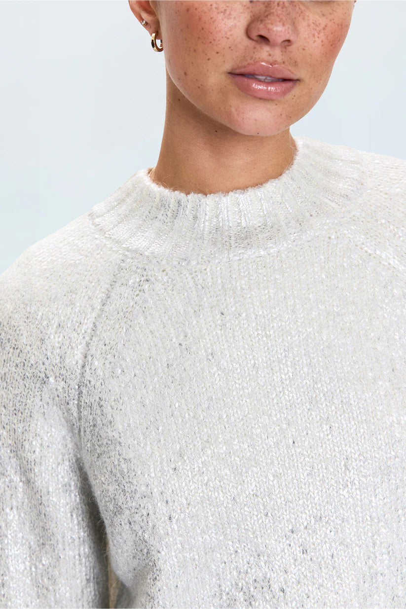 ILANA RAGLAN SLEEVE PULLOVER SWEATER - PISTOLA