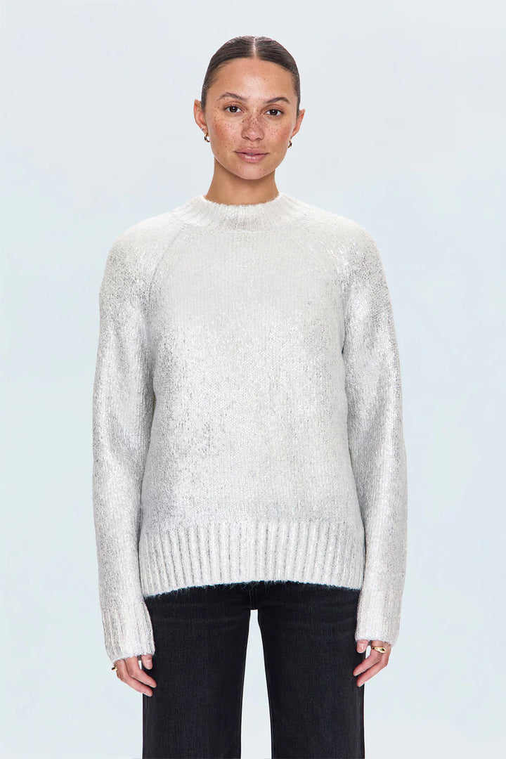 ILANA RAGLAN SLEEVE PULLOVER SWEATER - PISTOLA