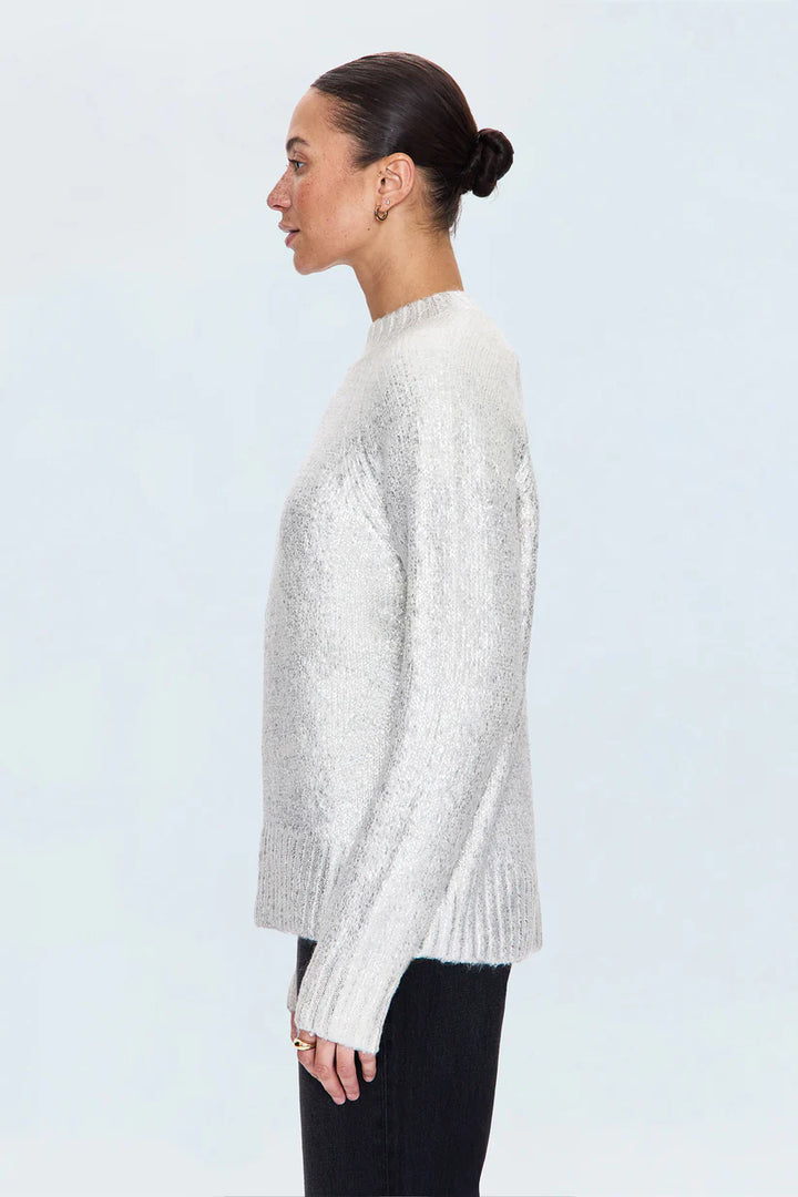 ILANA RAGLAN SLEEVE PULLOVER SWEATER - PISTOLA