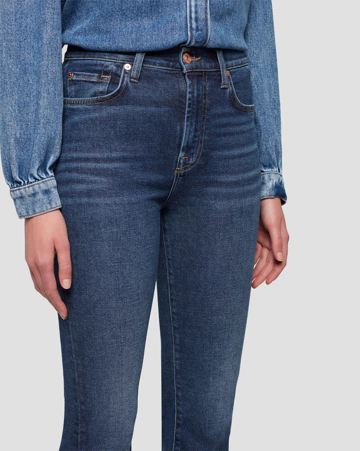 7 for all mankind online high waist slim kick jeans