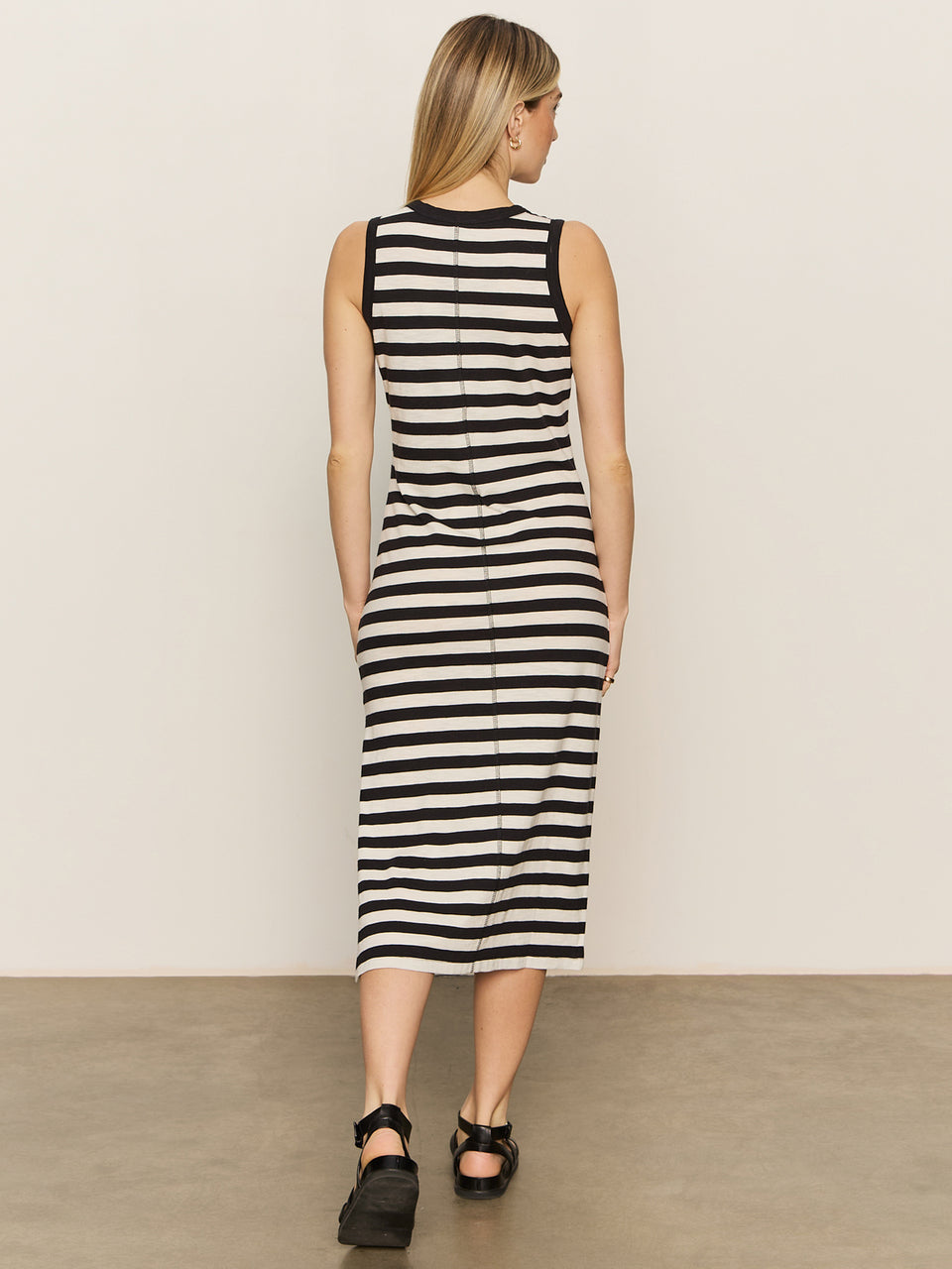 CONTRAST TRIM MAXI STRIPE DRESS - SANCTUARY