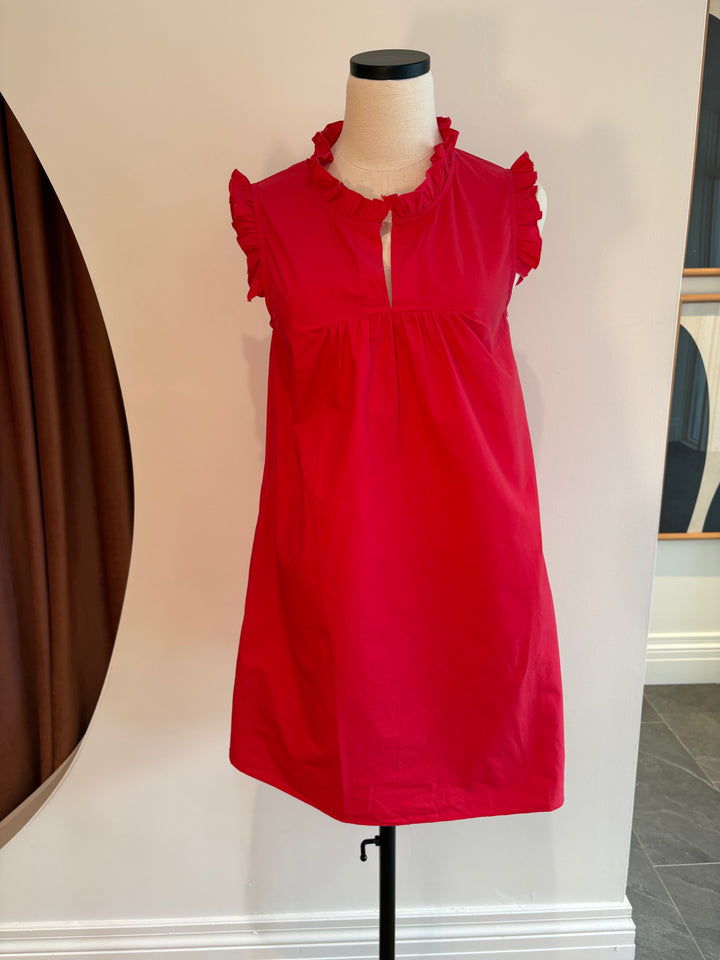 PARACHUTE KAT DRESS (RED) - STARK X