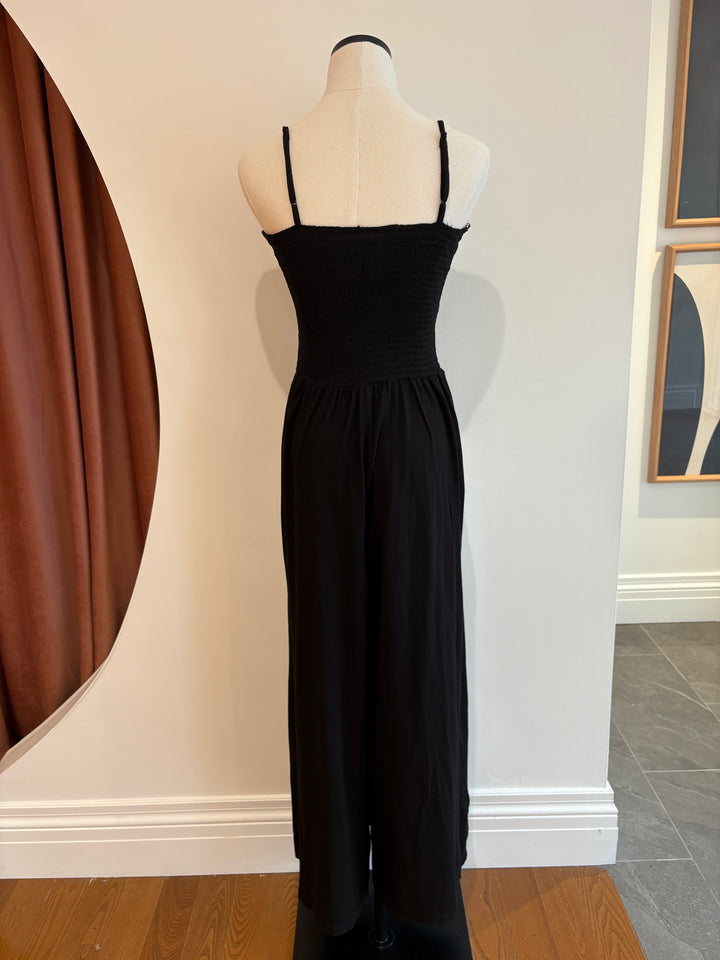 CAMI STRAP SMOCKED JUMPSUIT - BOBI