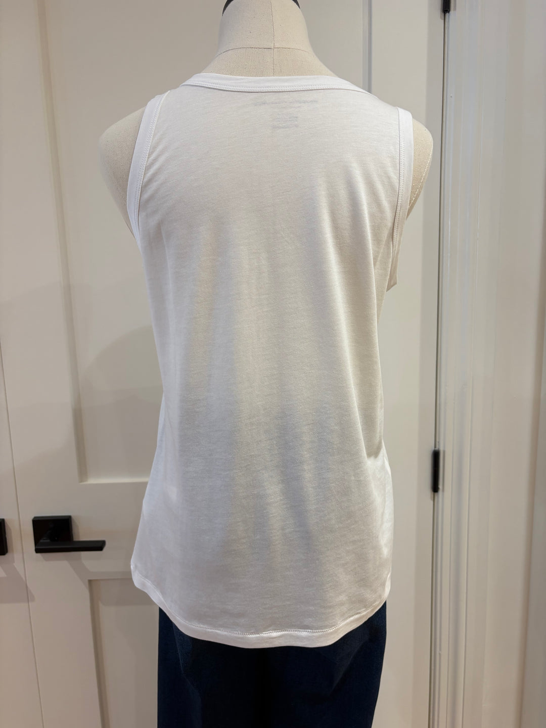 LYOCELL COTTON SCOOP TANK (BLANC) - MAJESTIC FILATURES