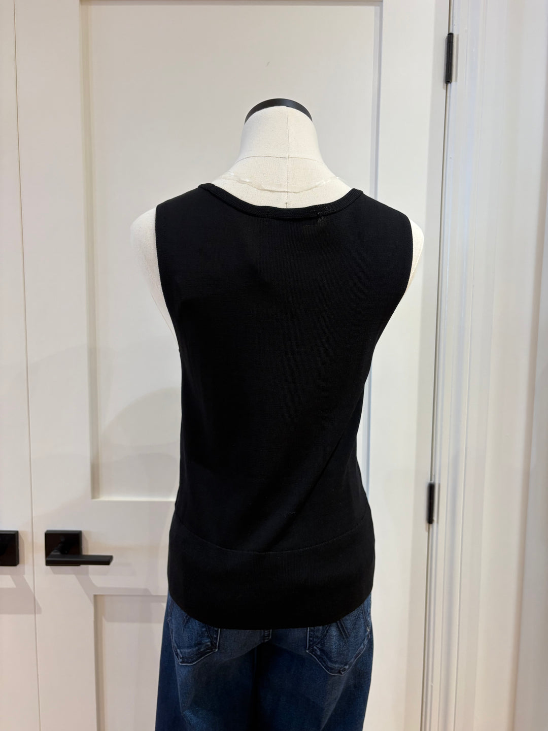 KNITTED BUTTON UP VEST - SANCTUARY