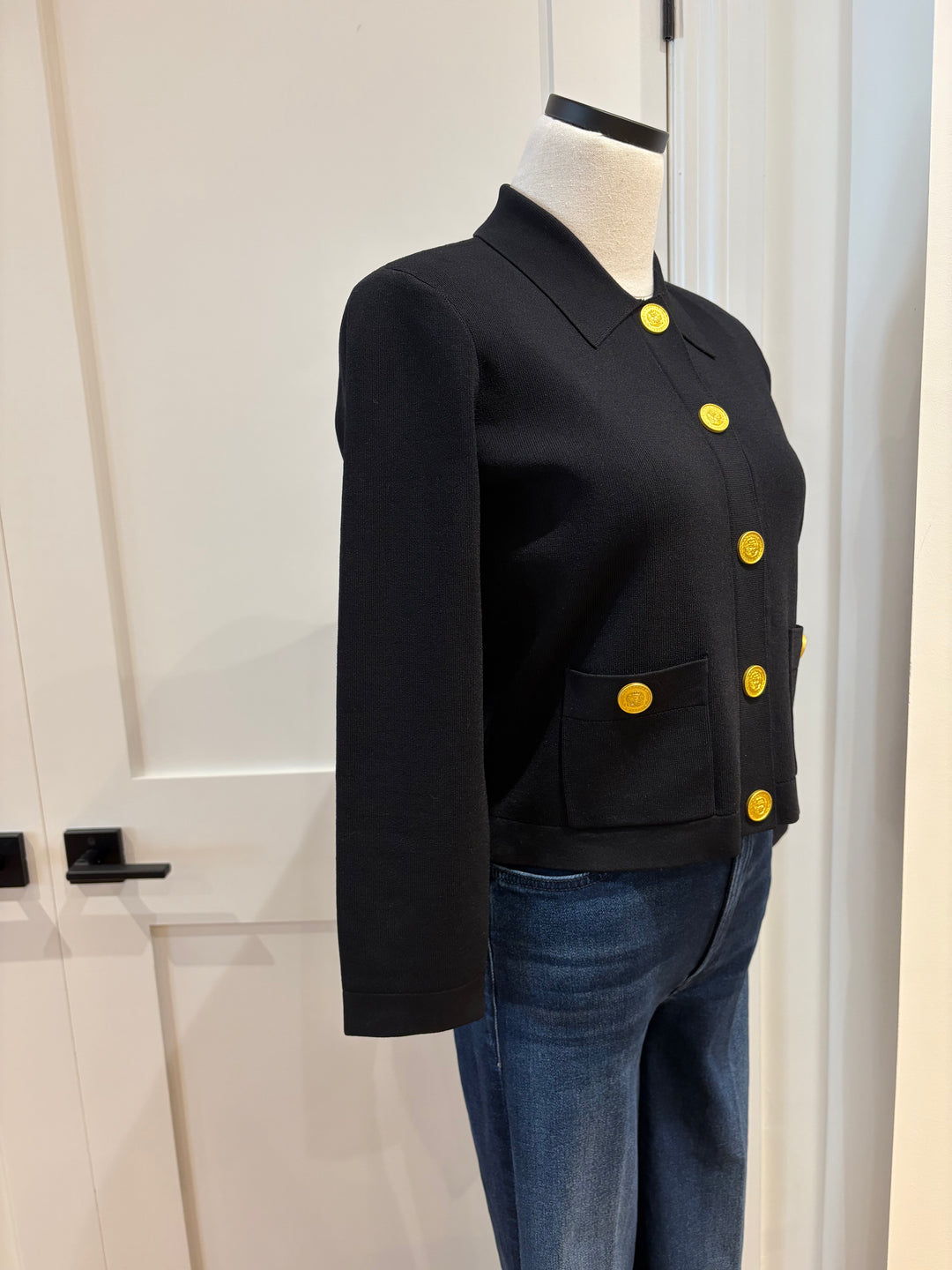 OSIRIS COLLARED CARDIGAN - L'AGENCE