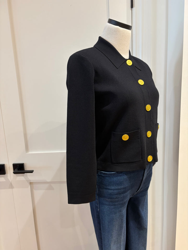 OSIRIS COLLARED CARDIGAN - L'AGENCE