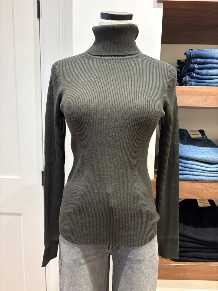 RIBBED KNIT TURTLENECK - REPEAT