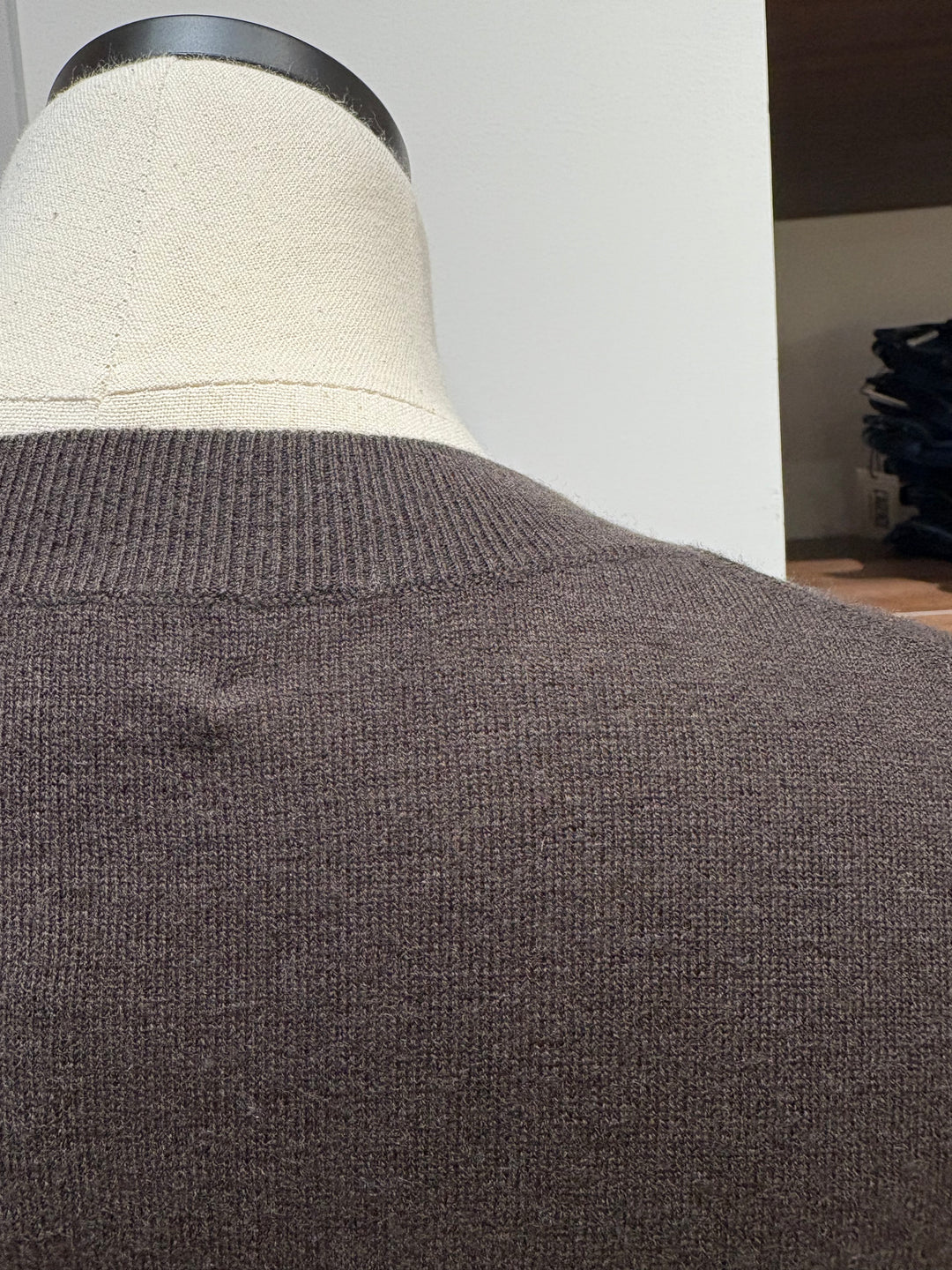 HALF SLEEVE WOOL KNITTED PULLOVER - REPEAT
