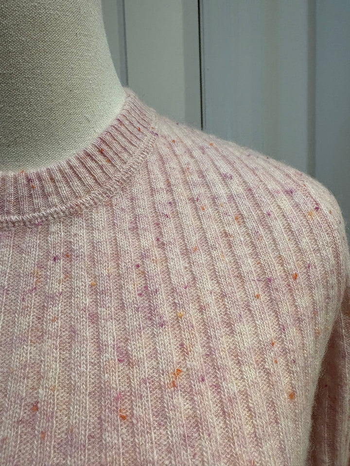 RIBBED CREW LONG SLEEVE - AUTUMN CASHMERE