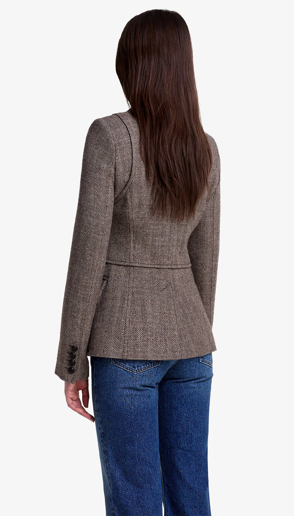 THREE BUTTON BLAZER (GREIGE) - SMYTHE