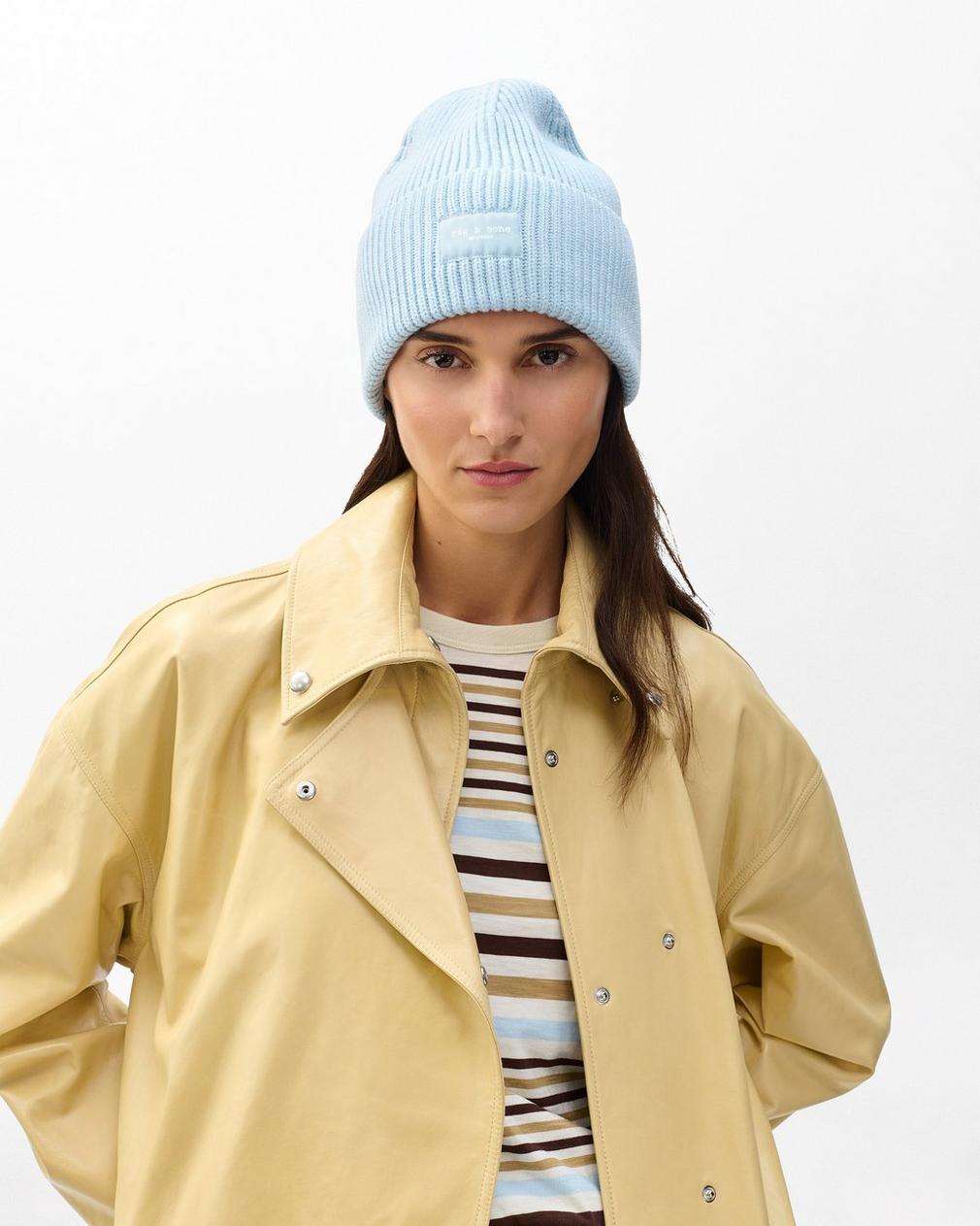 BLAKE BEANIE (BLUE) - RAG & BONE