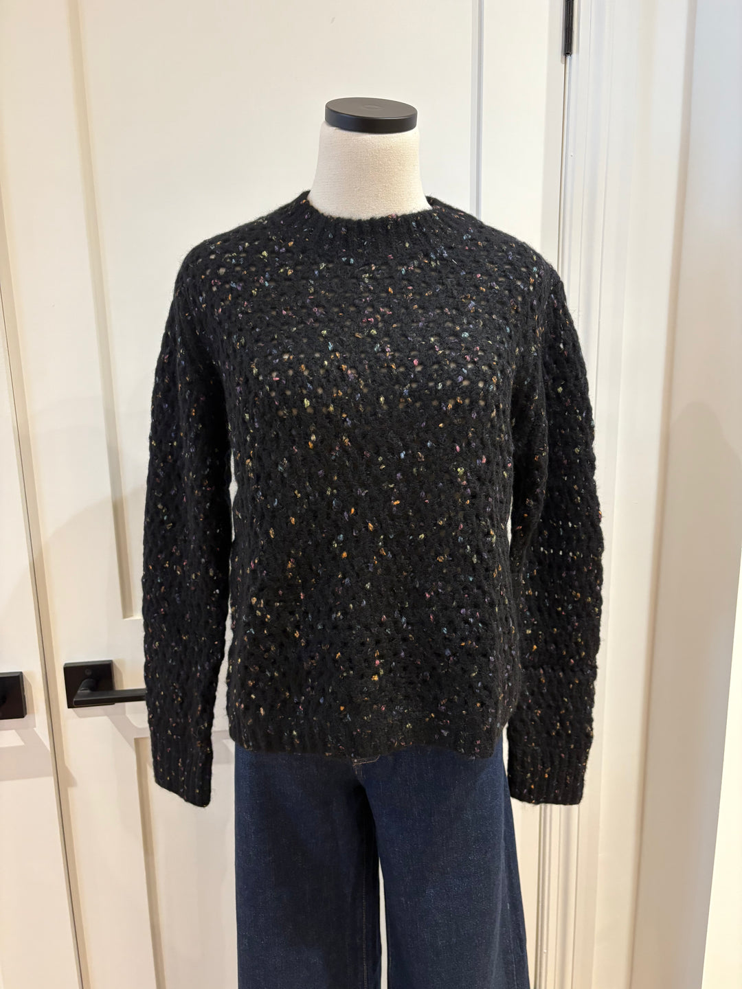 MESH STITCH CONFETTI CREW (CELESTIAL) - AUTUMN CASHMERE