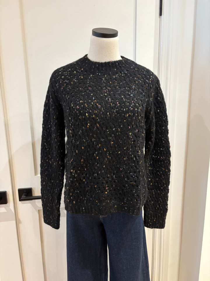 MESH STITCH CONFETTI CREW (CELESTIAL) - AUTUMN CASHMERE