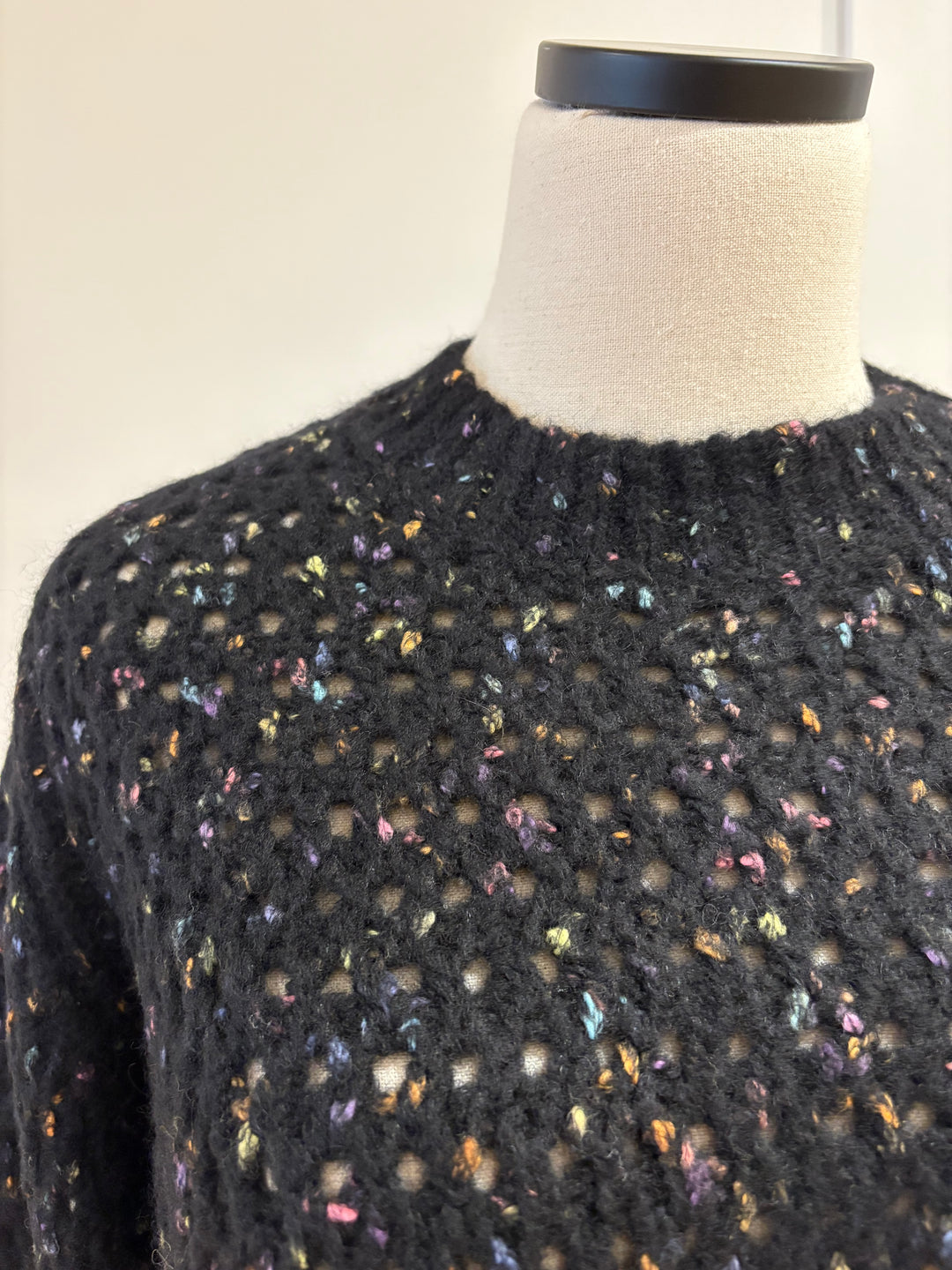 MESH STITCH CONFETTI CREW (CELESTIAL) - AUTUMN CASHMERE