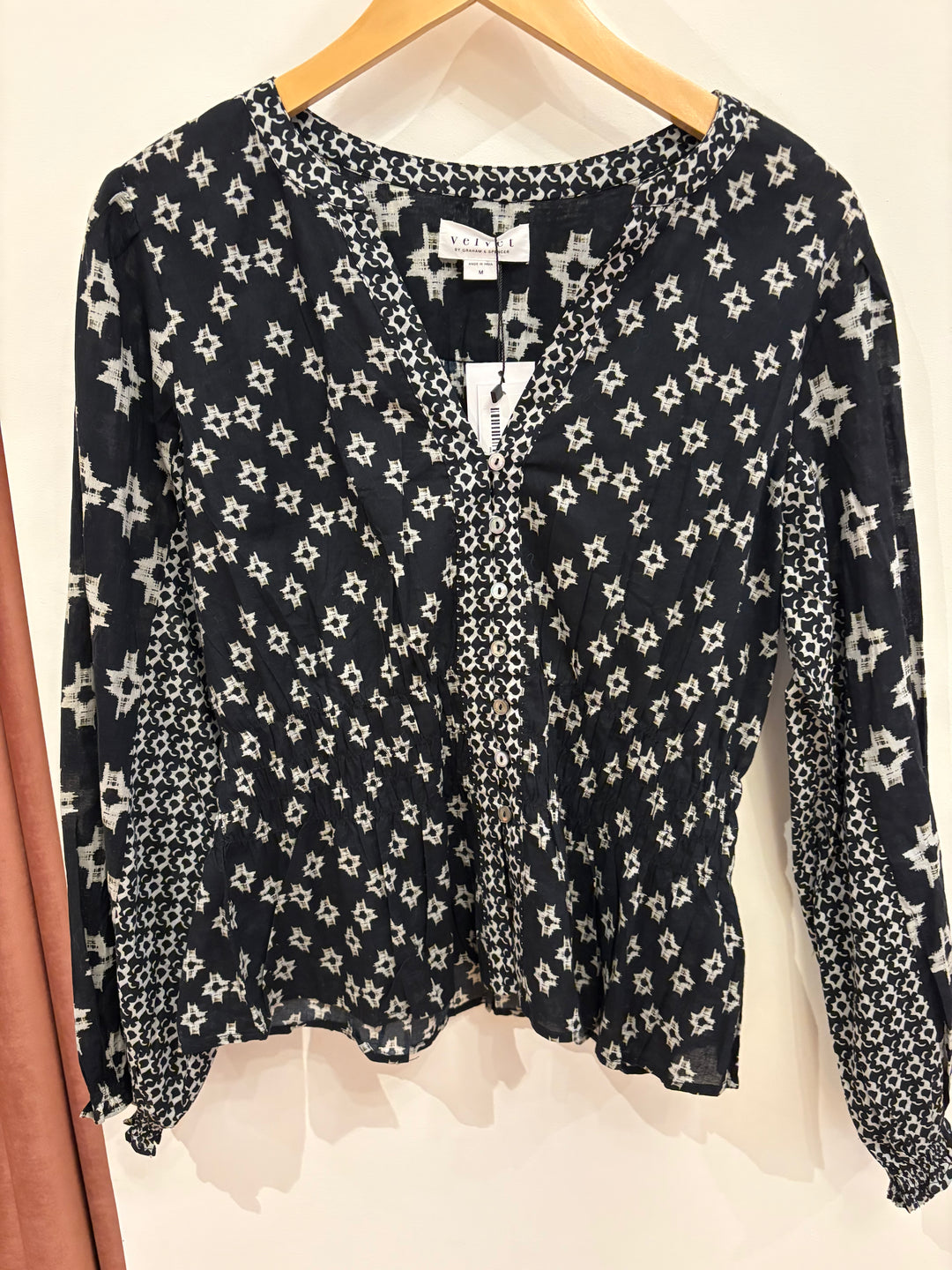 ASPEN PRINT TOP - VELVET