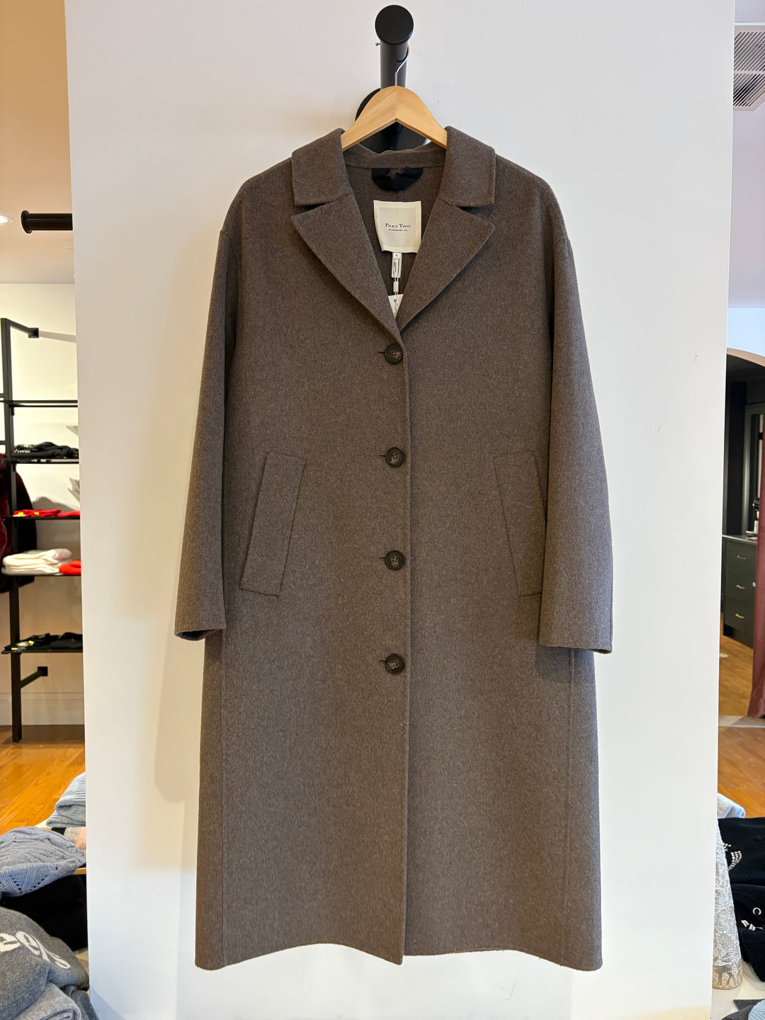 LORELAIS COAT (DARK WALNUT MELA) - PART TWO