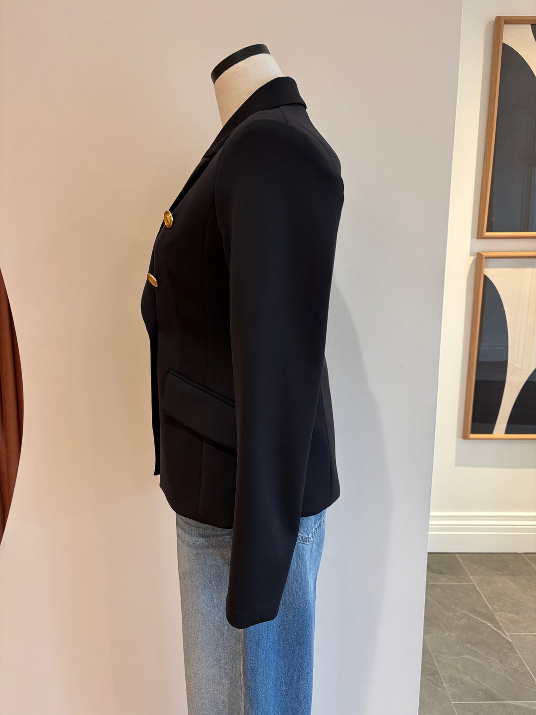 6 BUTTONS JACKET (BLACK) - IRIS SETLAKWE