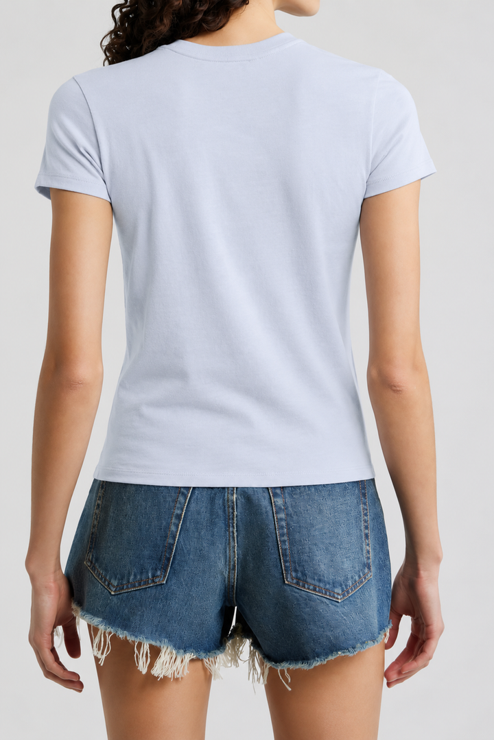 THE VINTAGE BABY TEE (POWDER BLUE) - FRAME