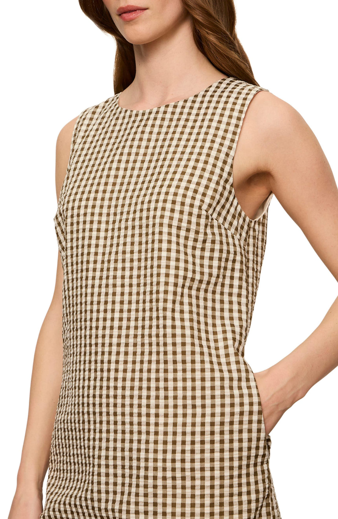 WAY TO BE GINGHAM DRESS (TIMBER/CLAN GINGHAM) - SANCTUARY