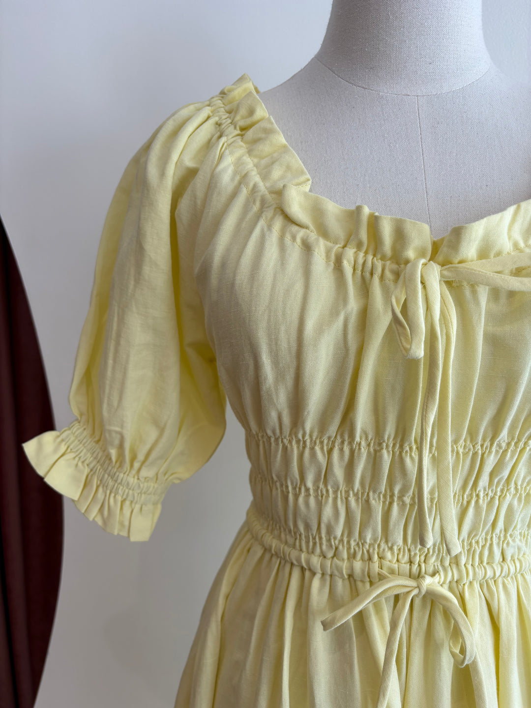 AMARYLLIS DRESS (SOFT LEMON) - NEW SOCIETY