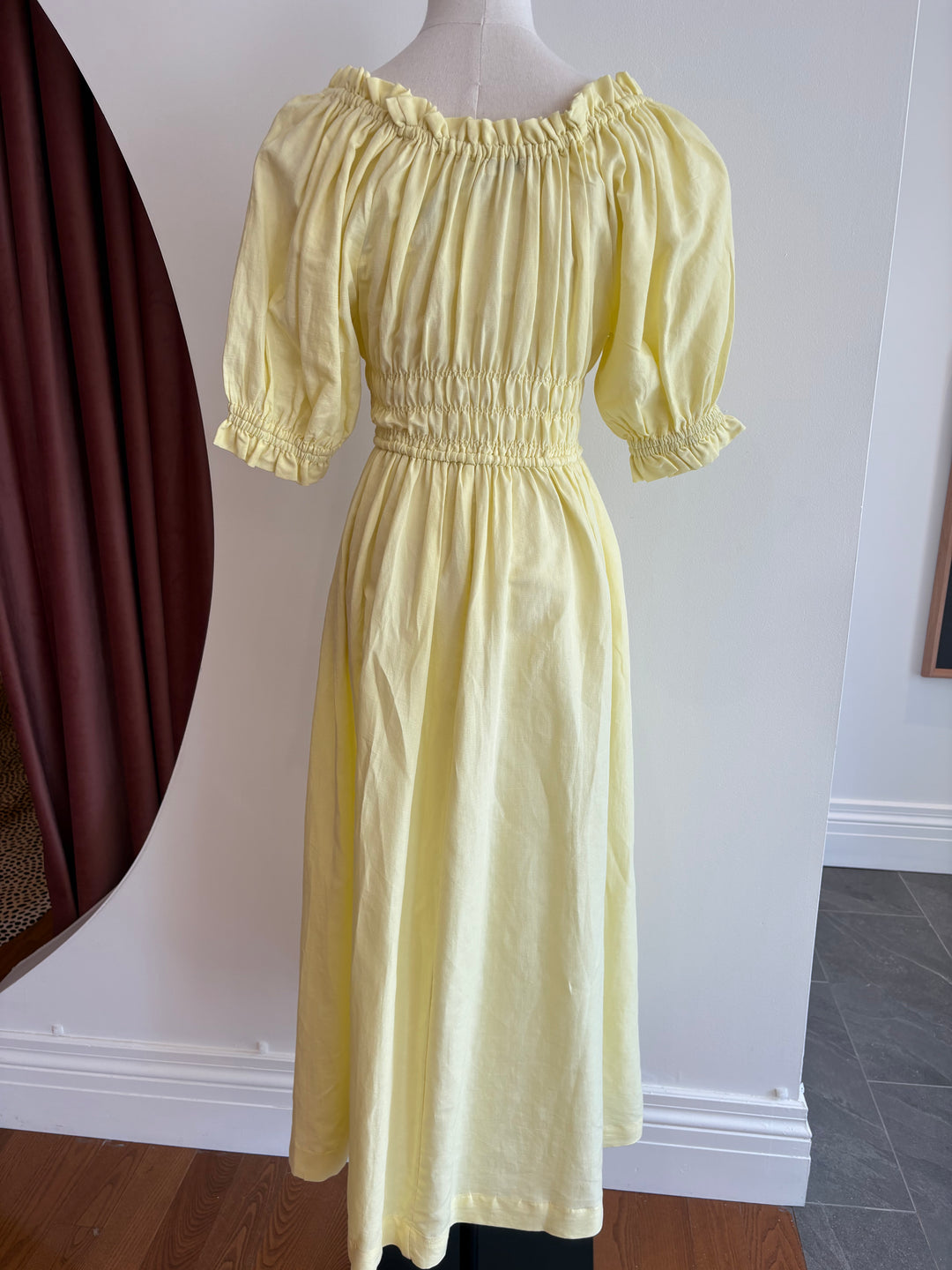 AMARYLLIS DRESS (SOFT LEMON) - NEW SOCIETY