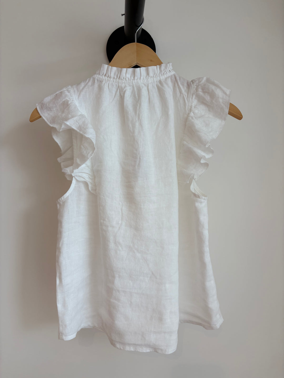 REN LINEN FRILL TOP - MELISSA NEPTON