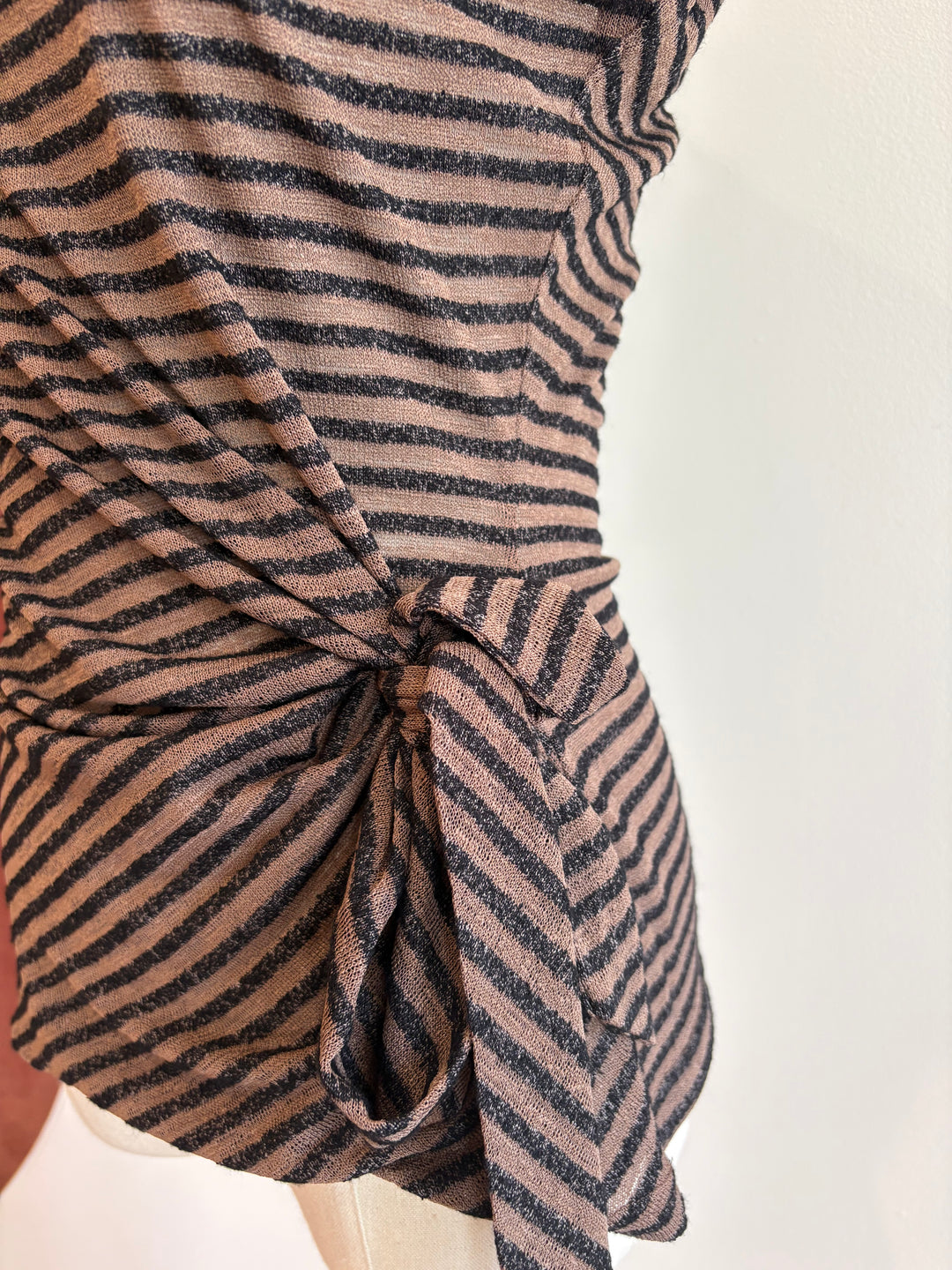 GABBIE TOP (ONXY COCOA STRIPE) - RAILS