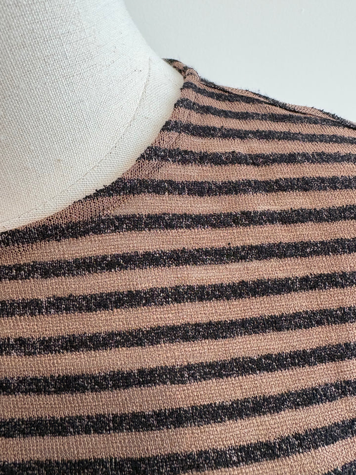 GABBIE TOP (ONXY COCOA STRIPE) - RAILS