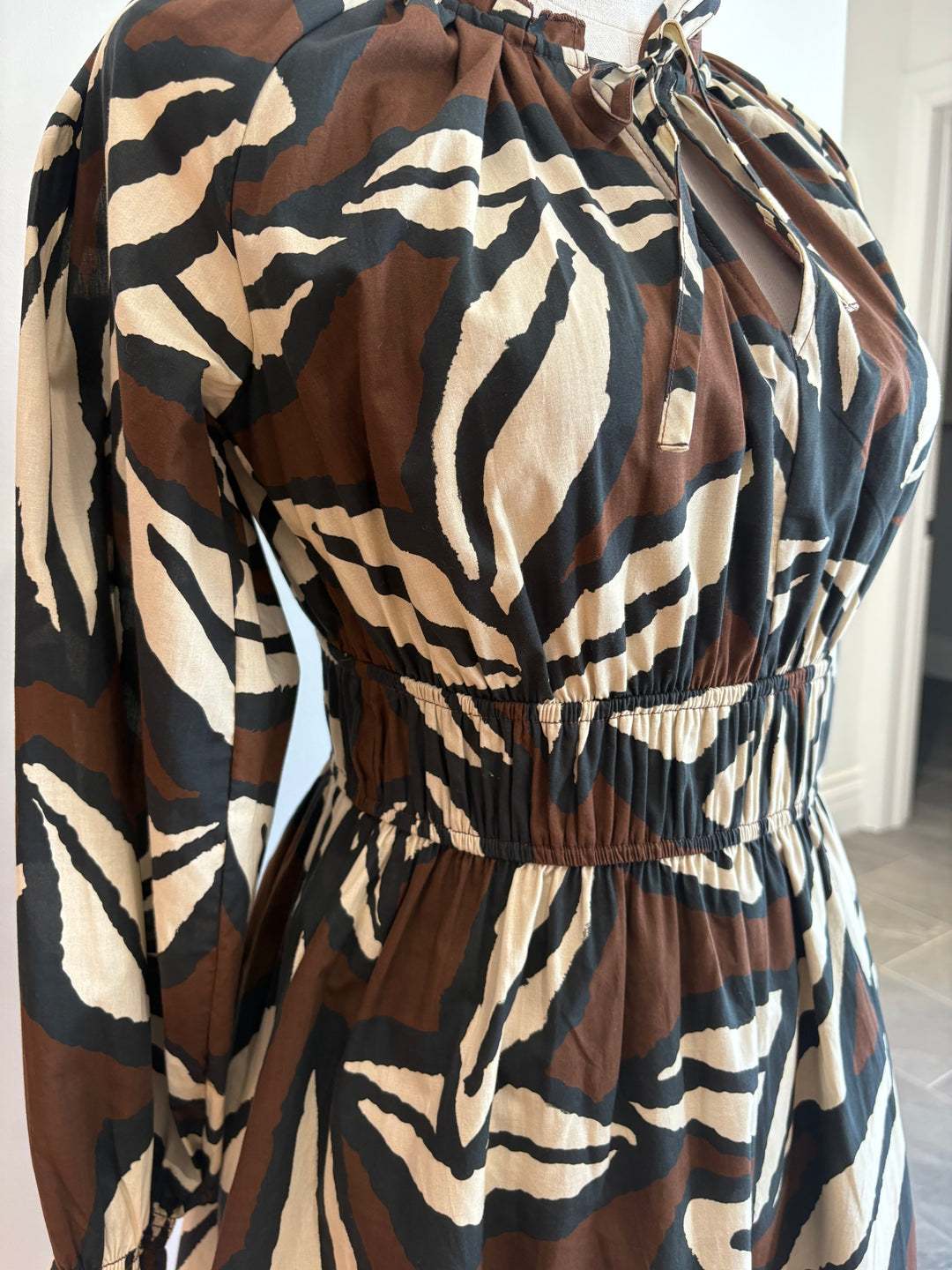 HEDLEY DRESS (COCOA FLORAL) - RAILS