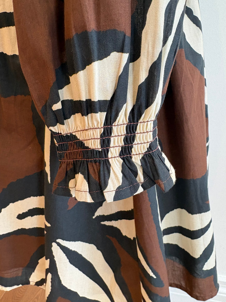 HEDLEY DRESS (COCOA FLORAL) - RAILS