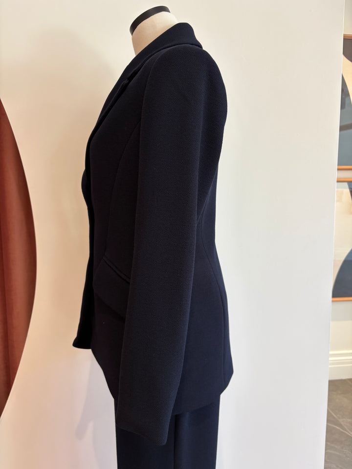 FITTED BLAZER JACKET (NAVY) - IRIS SETLAKWE