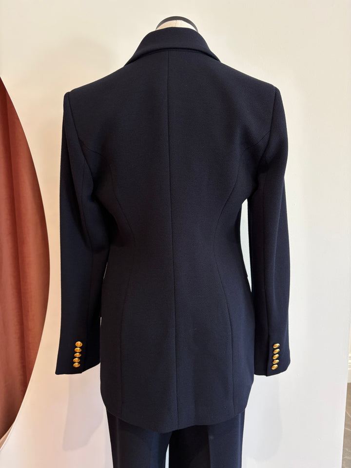 FITTED BLAZER JACKET (NAVY) - IRIS SETLAKWE