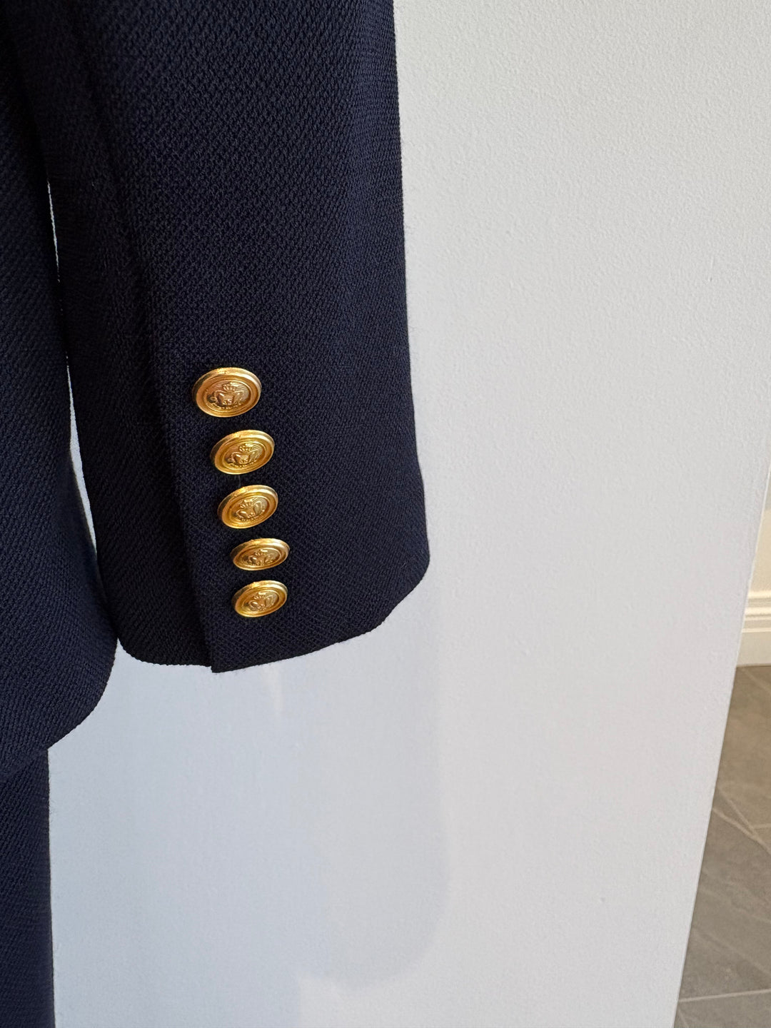 FITTED BLAZER JACKET (NAVY) - IRIS SETLAKWE