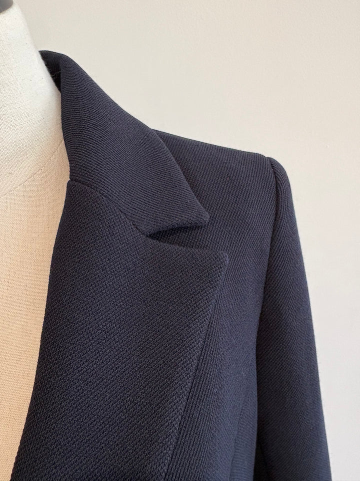 FITTED BLAZER JACKET (NAVY) - IRIS SETLAKWE