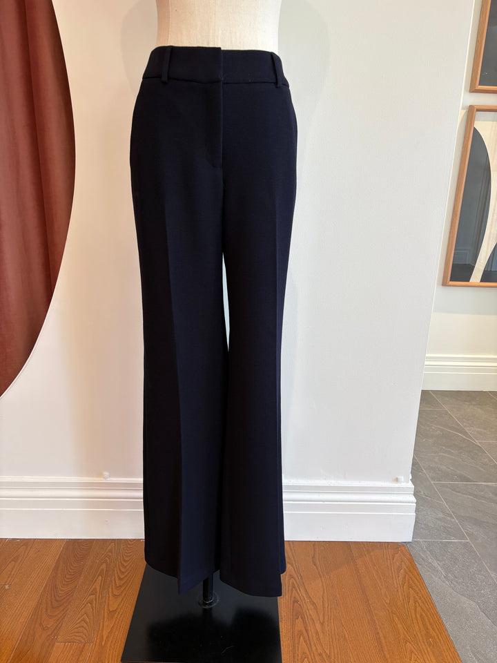 FIT AND FLARE PANT (NAVY) - IRIS SETLAKWE