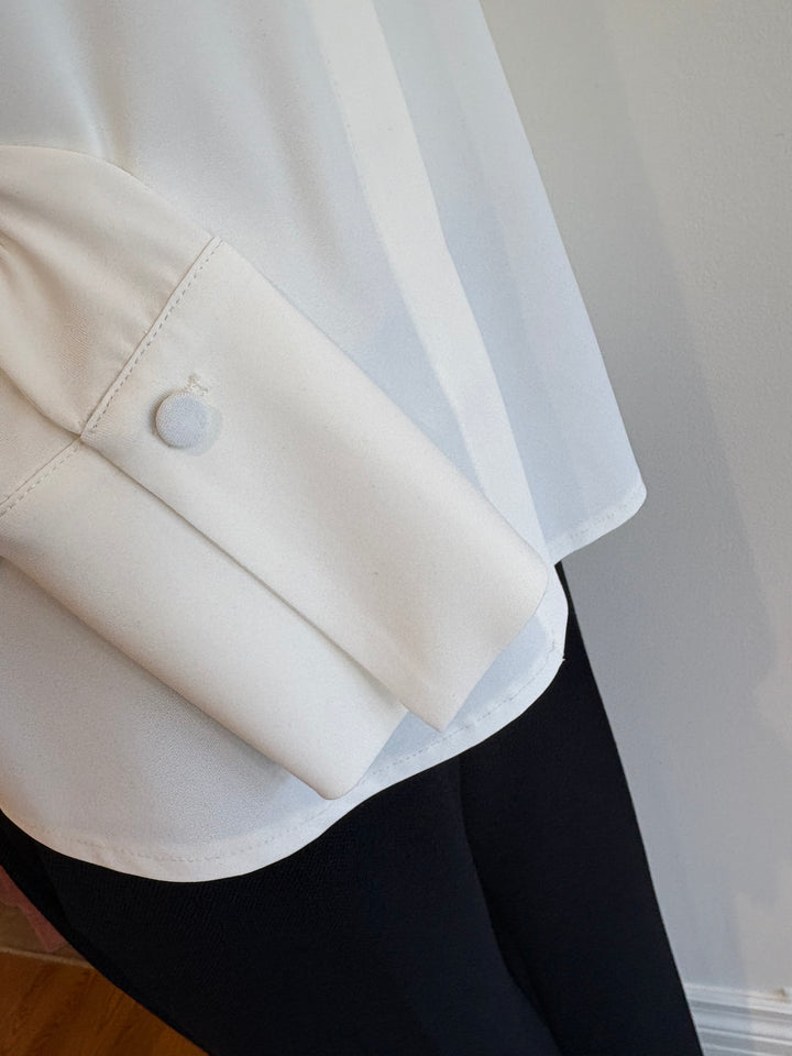 MATTE JERSEY SHIRT (IVORY) - IRIS SETLAKWE