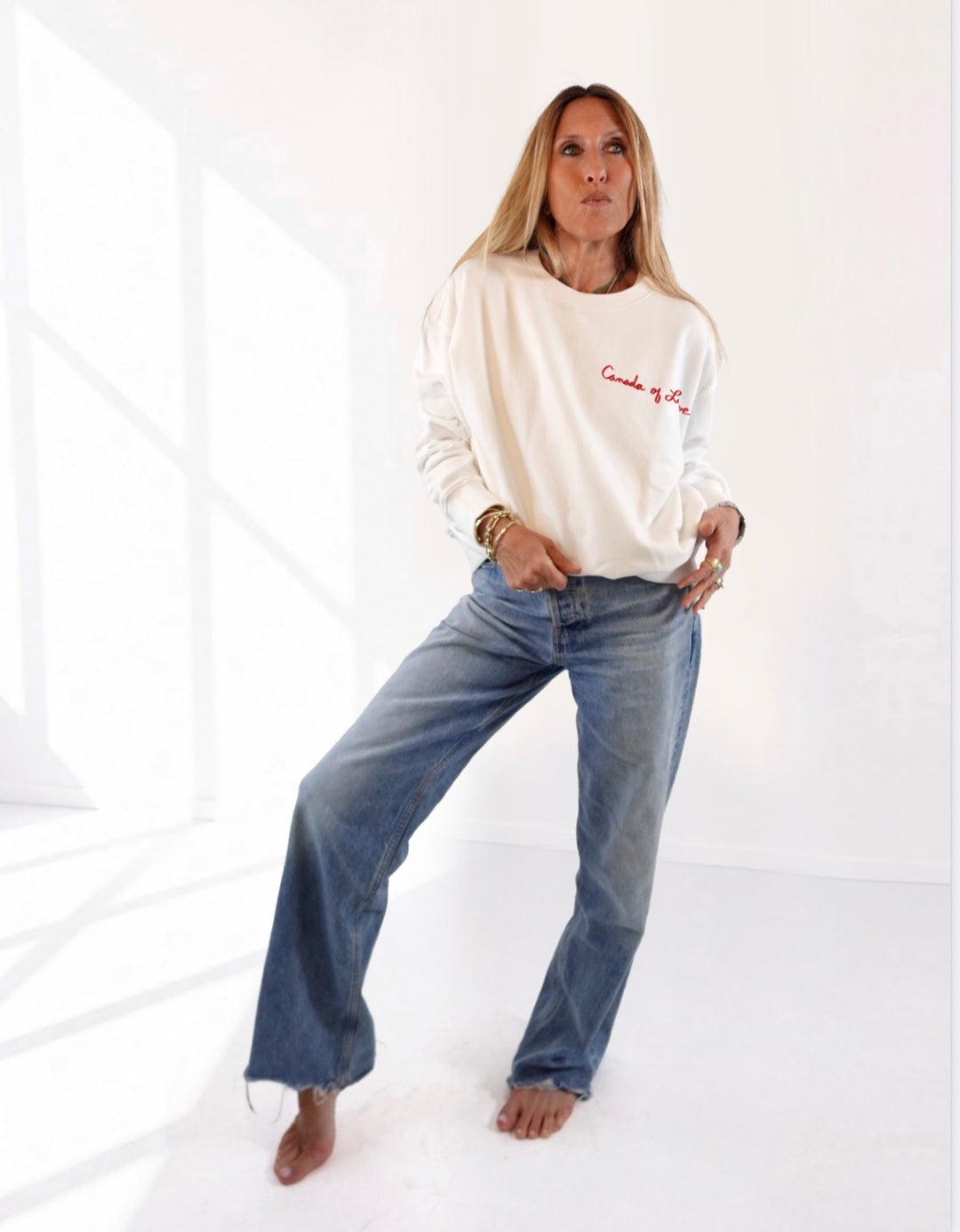 *PRE-ORDER* CANADA OF LOVE BOYFRIEND SWEATSHIRT - KERRI ROSENTHAL