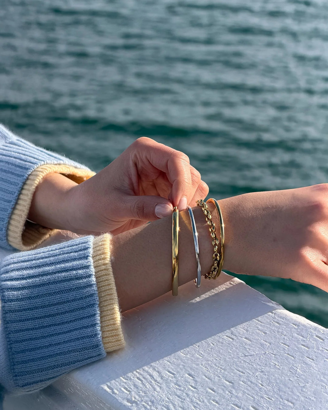 DHANI BRACELET L (GOLD) - JENNY BIRD
