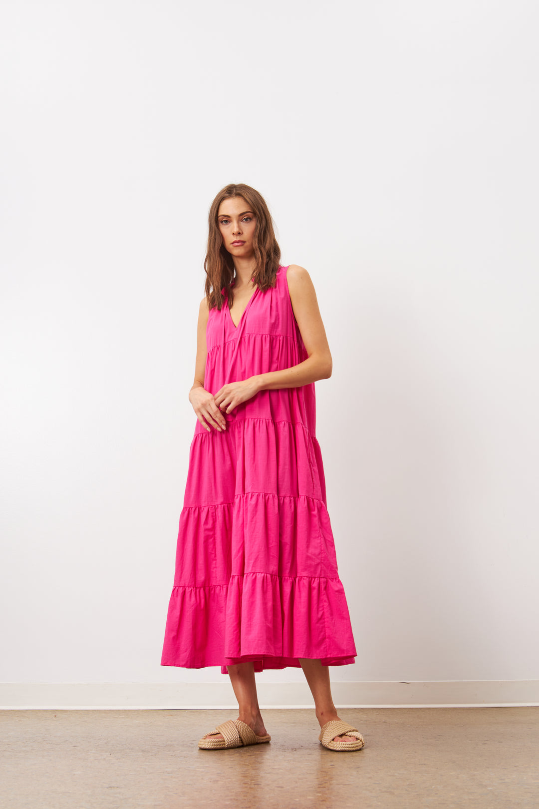 INDIE TIERED MAXI DRESS - LINE