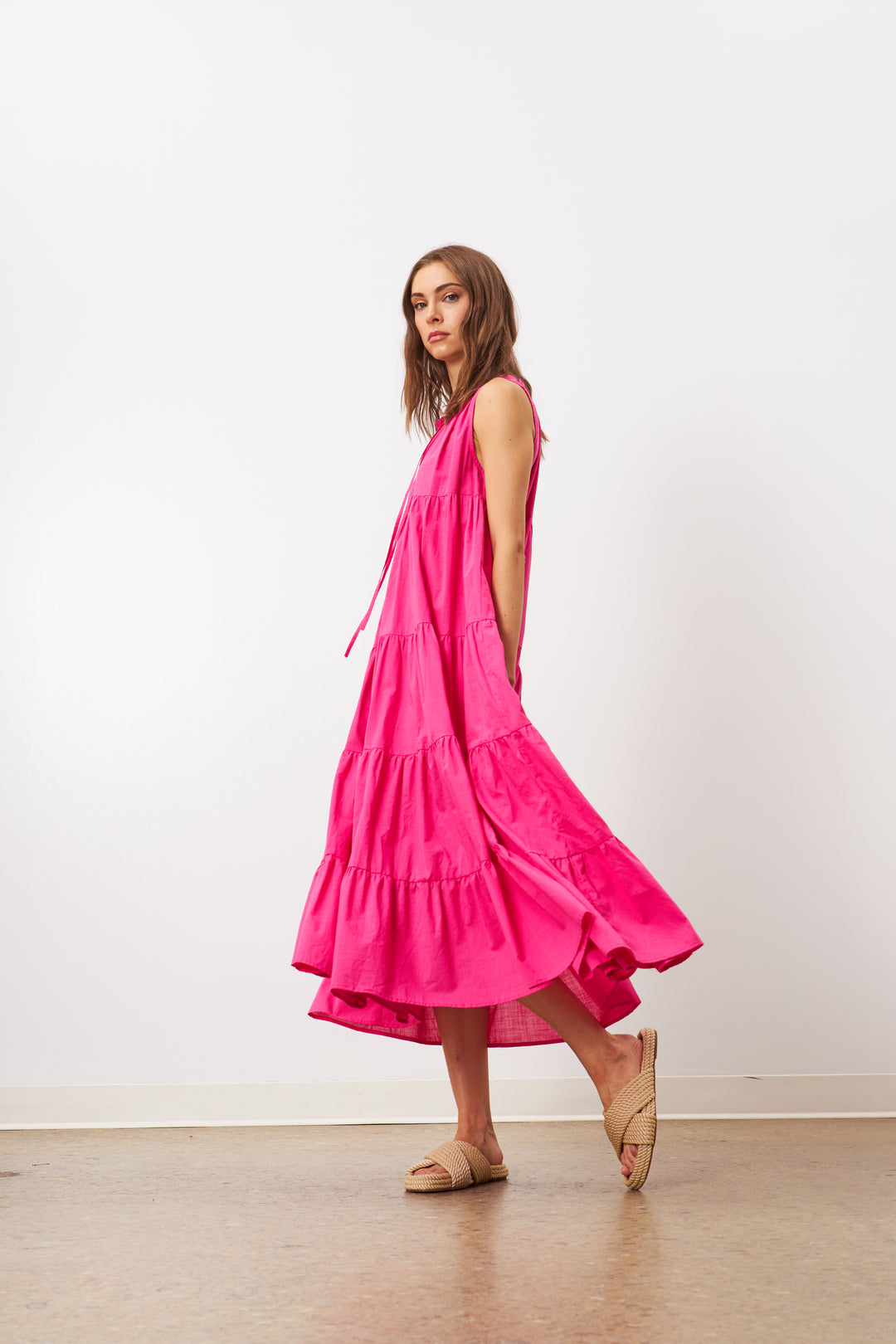 INDIE TIERED MAXI DRESS - LINE