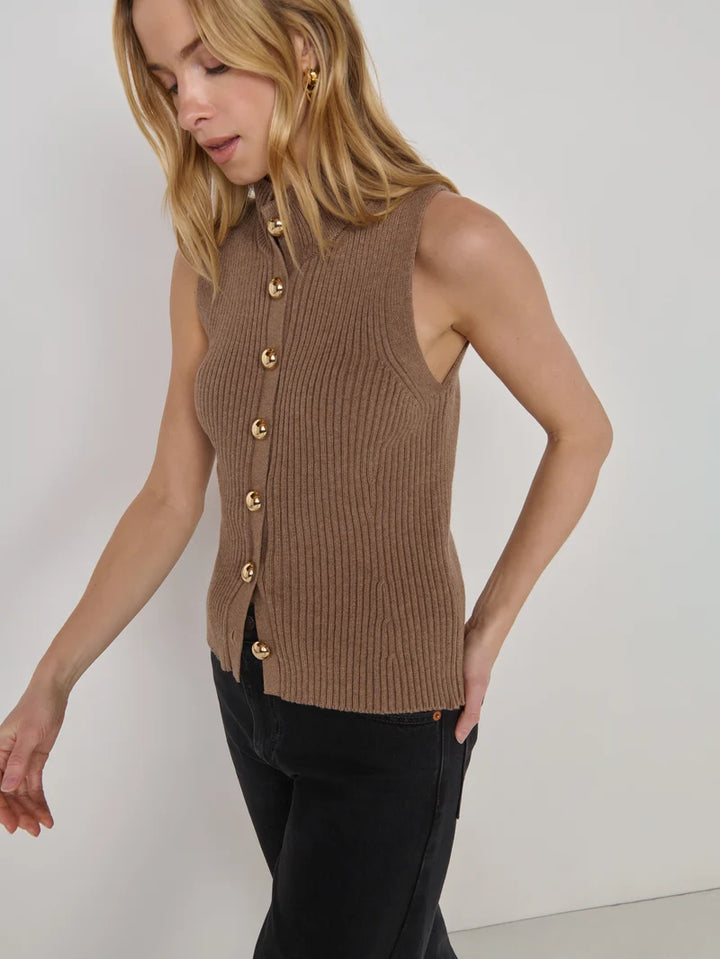 IRA SWEATER VEST (BISCOTTI) - NATION