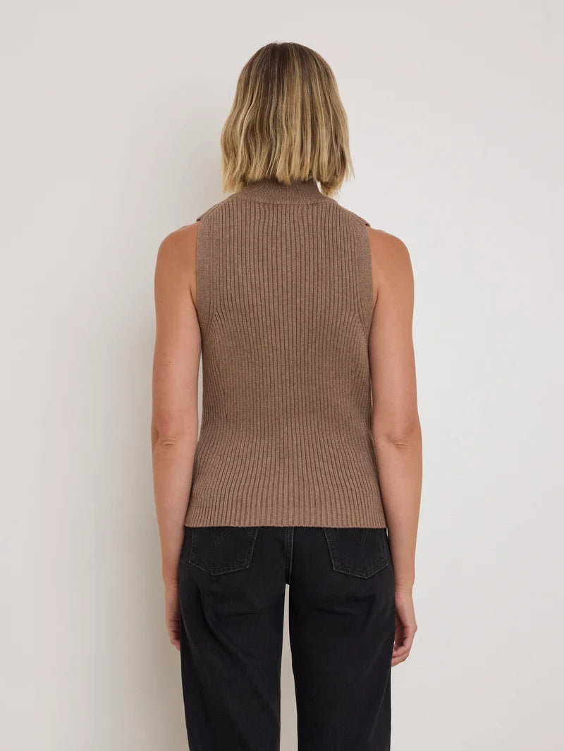 IRA SWEATER VEST (BISCOTTI) - NATION