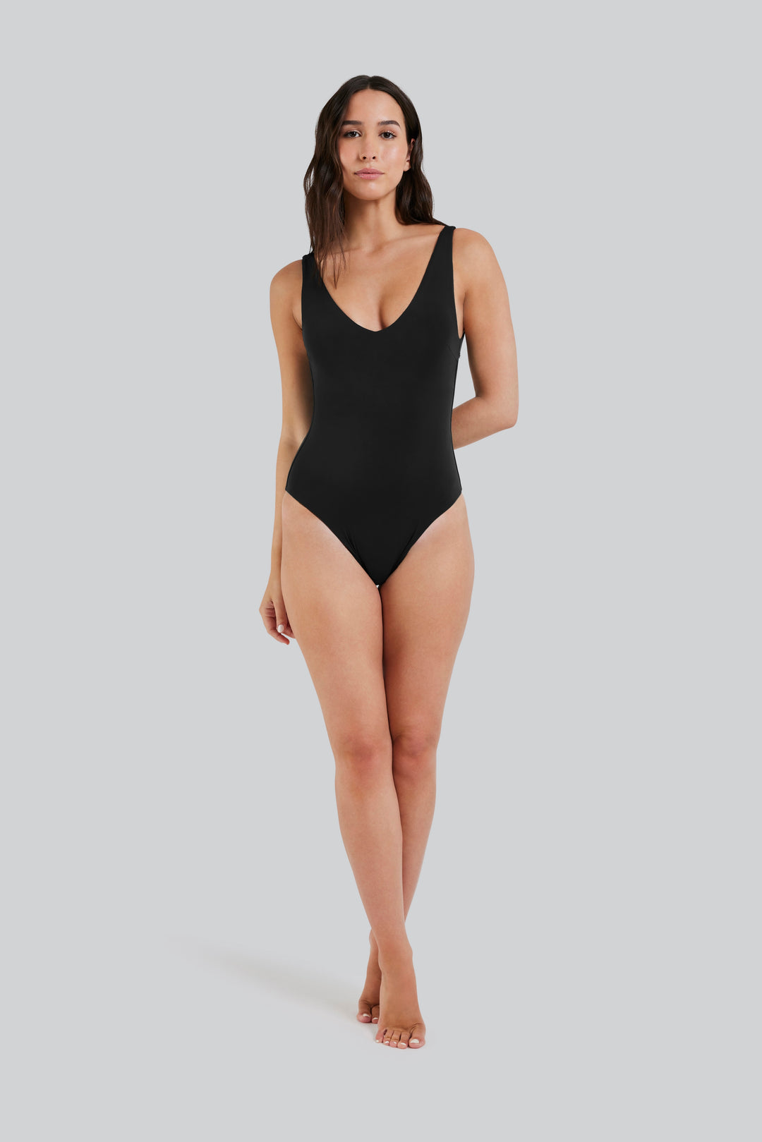 ISEO ONE-PIECE SWIMSUIT (BLACK) - FIG