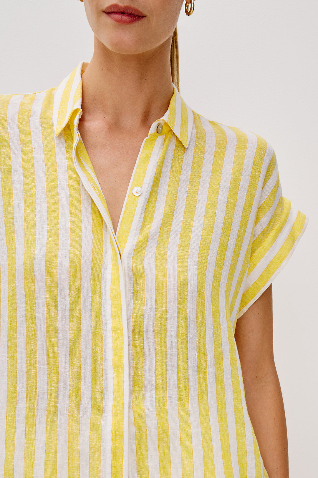 JAMIE BLOUSE (DAFFODIL STRIPE) - RAILS